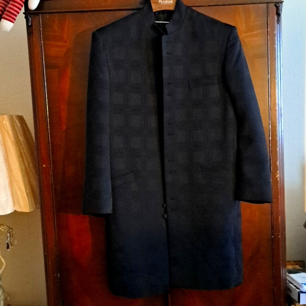 JK005-Alberto Celini Mandarin style jacket